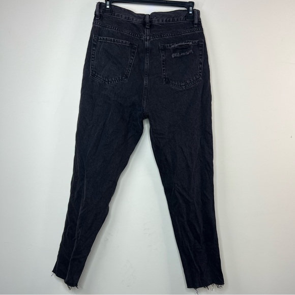 PacSun Ultra High Rise Slim Black Distressed Jeans, 27 - Picture 5 of 7